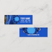 ELECTRIC Fractal Profile Card Mini Visitekaartje (Voorkant / Achterkant)