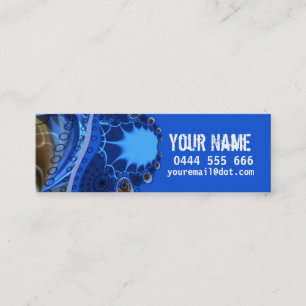 ELECTRIC Fractal Profile Card Mini Visitekaartje