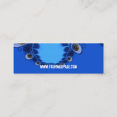 ELECTRIC Fractal Profile Card Mini Visitekaartje (Achterkant)