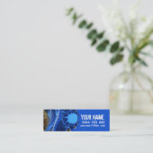 ELECTRIC Fractal Profile Card Mini Visitekaartje (Staand voorkant)