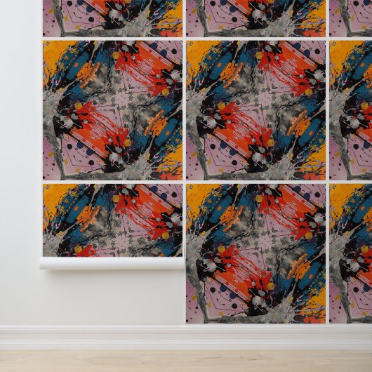 Electric Fusion Burst Behang (Applicatie)