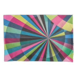 Electric Geometry Radio Waves & Sunrays Art Deco Kussensloop