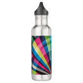 Electric Geometry Radio Waves & Sunrays Art Deco Waterfles (Links)