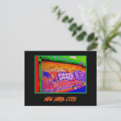 'Electric Graffiti Gates' briefkaart (Staand voorkant)