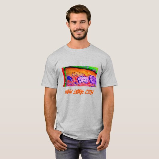 'Electric Graffiti Gates' T-shirt voor volwassenen (Voorkant volledig)