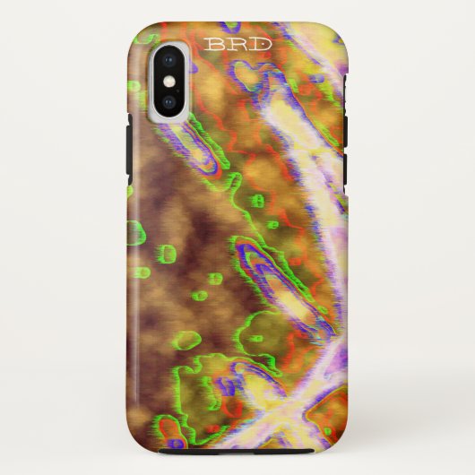 Electric Green Organic Case-Mate iPhone Case (Achterkant)