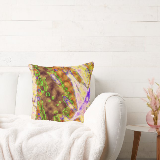 Electric Green Organic Kussen (Bank)