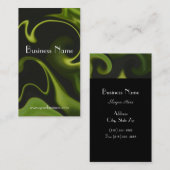 Electric Green Swirl Technology Visitekaartje (Voorkant / Achterkant)