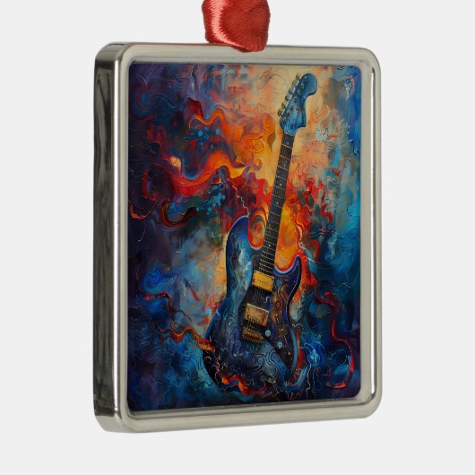 Electric Guitar Art Ornament (Rechts)