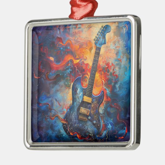 Electric Guitar Art Ornament (Links)