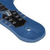 Electric Guitar Blue Pop Art Snijplank (Hoek)