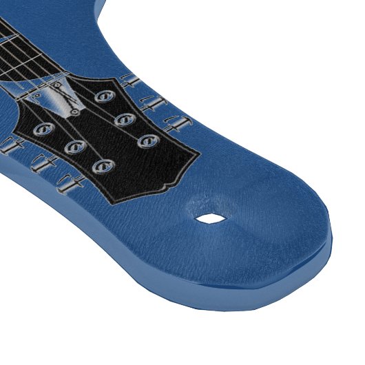 Electric Guitar Blue Pop Art Snijplank (Hoek)