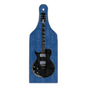 Electric Guitar Blue Pop Art Snijplank (Voorkant)