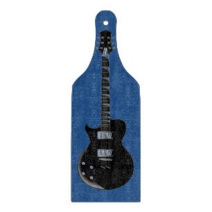 Electric Guitar Blue Pop Art Snijplank