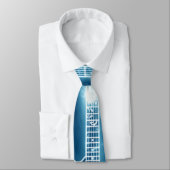 Electric Guitar Blue Rock en Roll Stropdas (Gebonden)