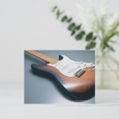 Electric Guitar Briefkaart (Staand voorkant)