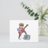 Electric Guitar Briefkaart (Staand voorkant)