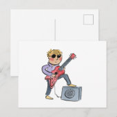 Electric Guitar Briefkaart (Voorkant / Achterkant)