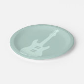 Electric Guitar CUSTOM COLOR Music Art Papieren Bordje (Gekanteld)