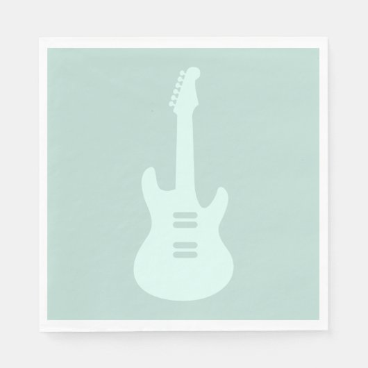 Electric Guitar CUSTOM COLOR Music Art Servet (Voorkant)