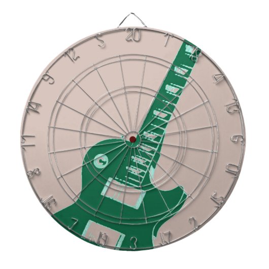 Electric Guitar Dartbord (Voorkant)