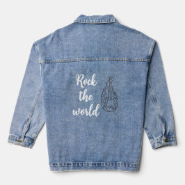 Electric Guitar Denim Jacket