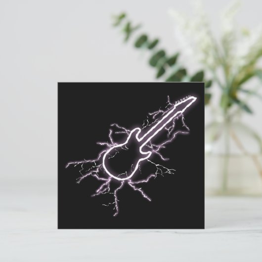 Electric Guitar Kaart (Staand voorkant)