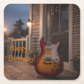 Electric Guitar Kartonnen Onderzetters (Voorkant)