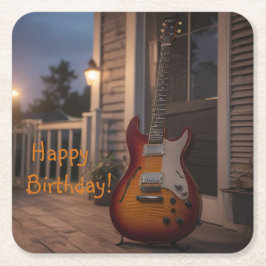 Electric Guitar Kartonnen Onderzetters