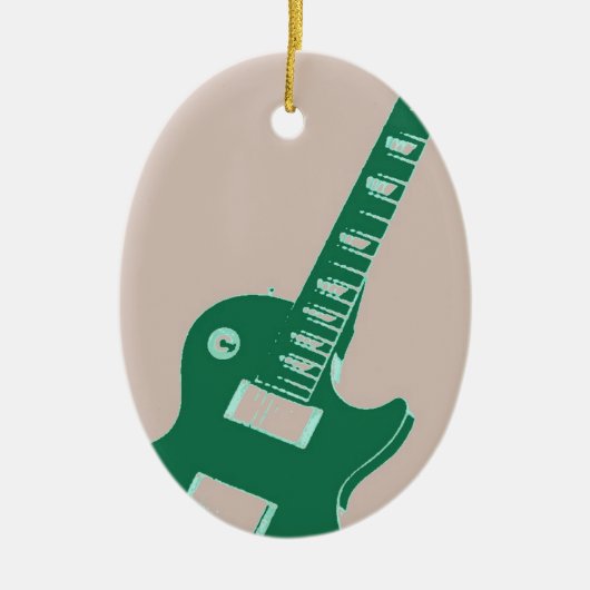 Electric Guitar Keramisch Ornament (Voorkant)
