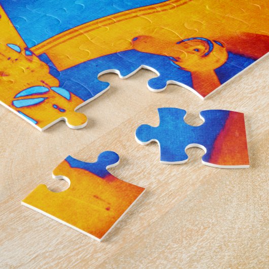 Electric Guitar Legpuzzel (Zijkant)