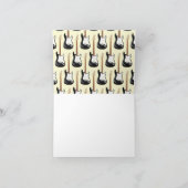 Electric Guitar Musician Music Teacher Notitiekaartje (Binnen)