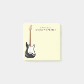 Electric Guitar Musician Music Teacher Post-it® Notes (Voorkant)