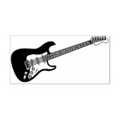 Electric Guitar Musician Music Teacher Rubberstempel (Afrduk)