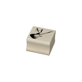 Electric Guitar Musician Music Teacher Rubberstempel