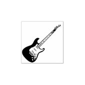 Electric Guitar Musician Music Teacher Rubberstempel (Afrduk)