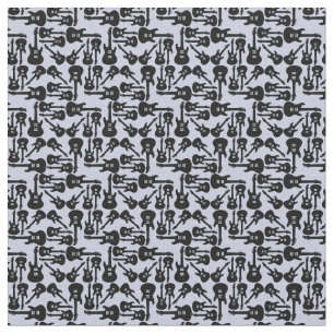 Electric Guitar Pattern CUSTOM COLOR Music Stof