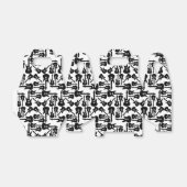 Electric Guitar Pattern Music Thed CUSTOM COLOR Bedankdoosjes (Uitgevouwen)