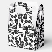 Electric Guitar Pattern Music Thed CUSTOM COLOR Bedankdoosjes (Geopend)