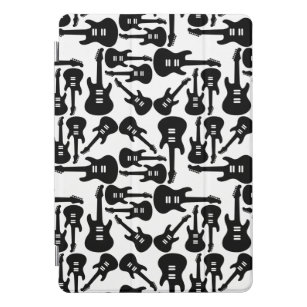 Electric Guitar Pattern Music Thed CUSTOM COLOR iPad Pro Cover