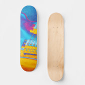 Electric Guitar Persoonlijk Skateboard (Voorkant)
