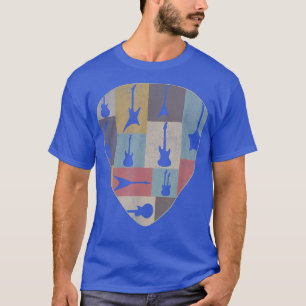 Electric Guitar Plectrum Rock Music Guitarist T-shirt