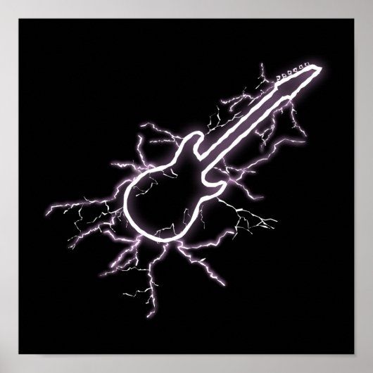 Electric Guitar Poster (Voorkant)