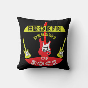 Electric Guitar Rick Dreams Rock Muziek Kussen