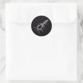 Electric Guitar Ronde Sticker (Tas)