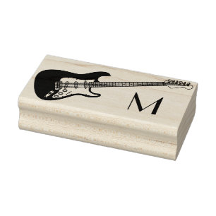 Electric Guitar Rubberstempel