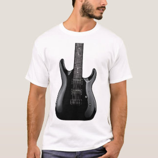 Electric Guitar Shirt voor mannen Rock en Roll Ban
