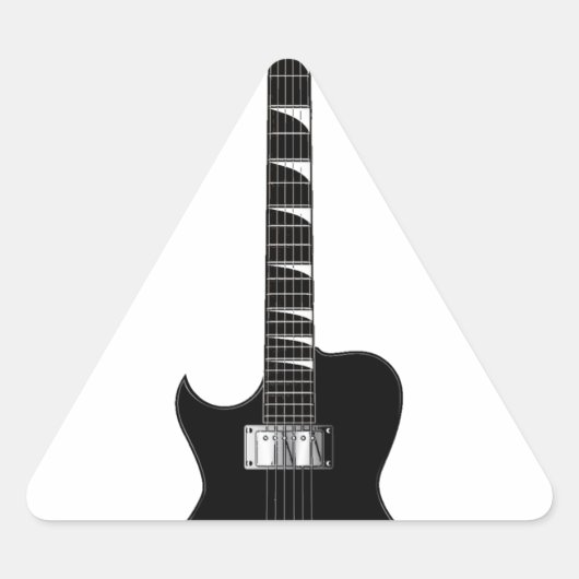 Electric Guitar Sticker (Voorkant)