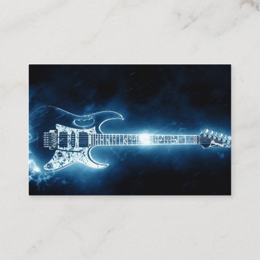 Electric Guitar Teacher Visitekaartje (Achterkant)