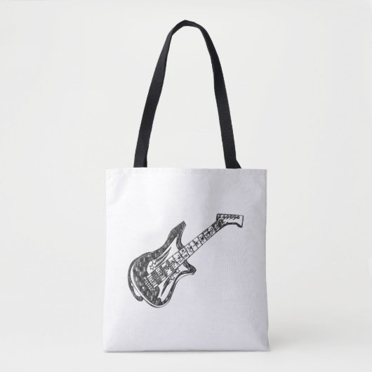 Electric Guitar Tote Bag (Voorkant)